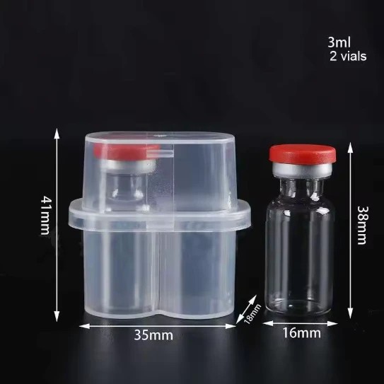 3 ML 2-Vial Laboratory Peptide Box