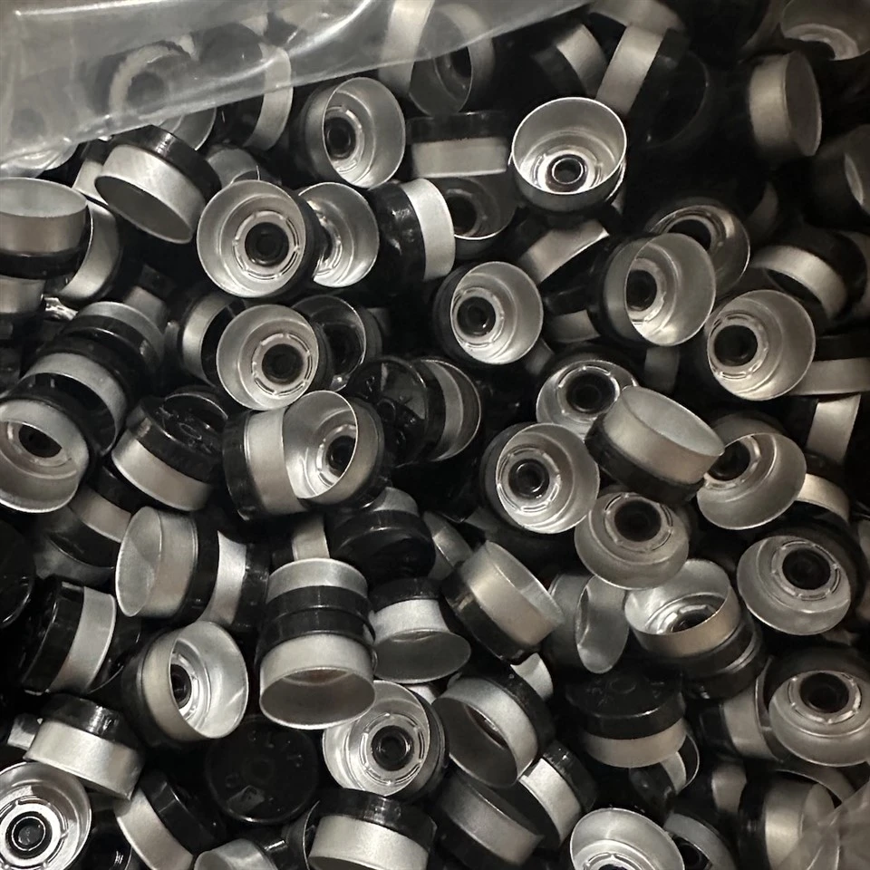Flip Off Cap Vial Seal Black 13mm For Pharmaceutical