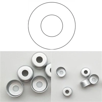 394 Aluminum Vial Cap 8mm Bore